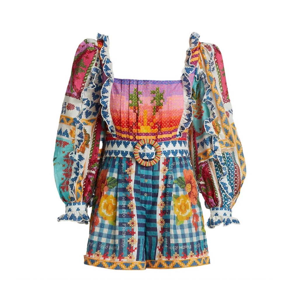 FARM Rio Summer Stitches Romper